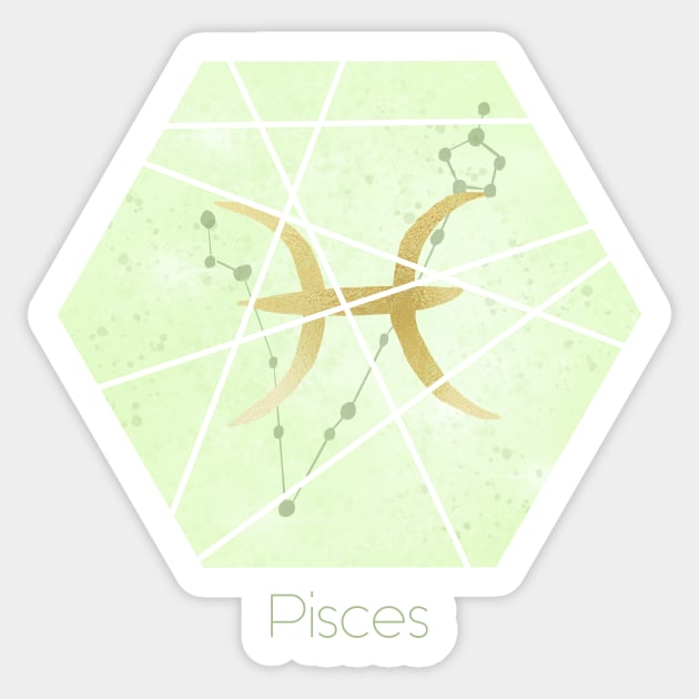 Pisces zodiac sign Sticker by Home Cyn Home 